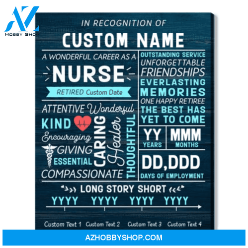 Personalized Retirement Gift for Nurse Retirement Gifts For Nurse Practitioner Nurse Practitioner Gift