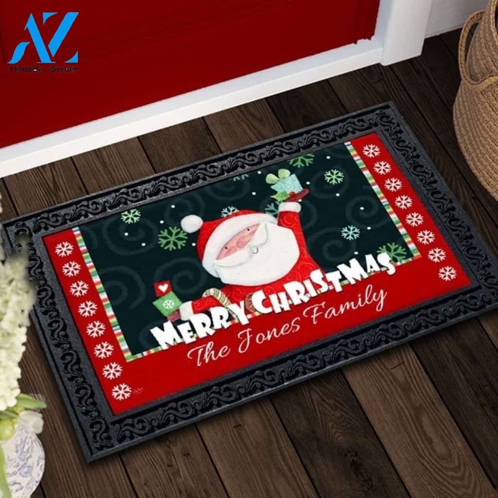 Personalized Santa Gifts Doormat - 18
