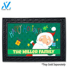 Personalized Santa Happy Holidays Doormat - 18" x 30"