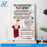 Personalized senior 2021 Canvas And Poster, Graduation gift For son for daughter from mom from dad Canvas Wall Art