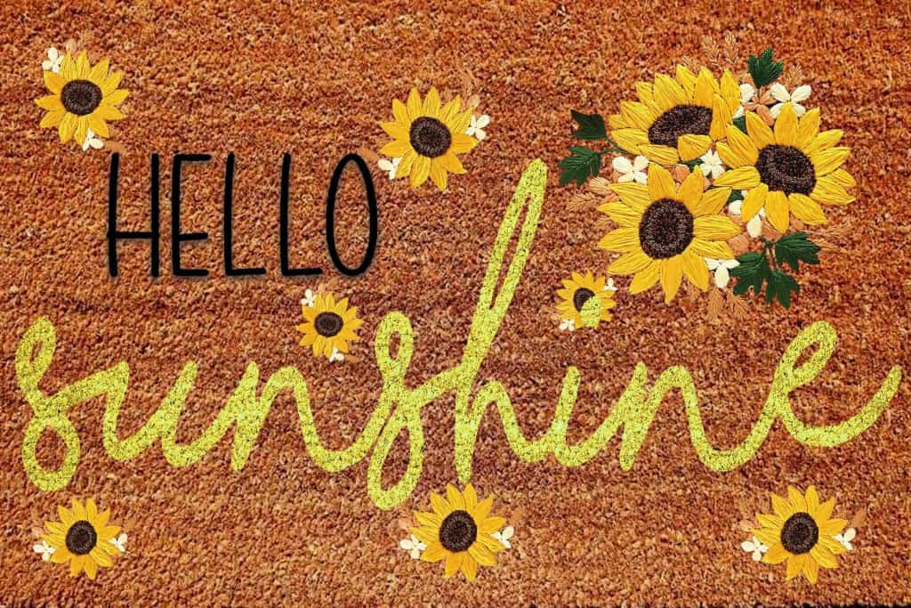 Personalized Sheep Ram And Ewe Live Here Customized Doormat