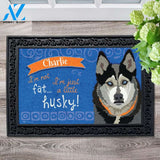 Personalized Siberian Husky Doormat - 18" x 30"