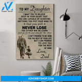 Personalized Soldier Poster - To My Daughterposters
