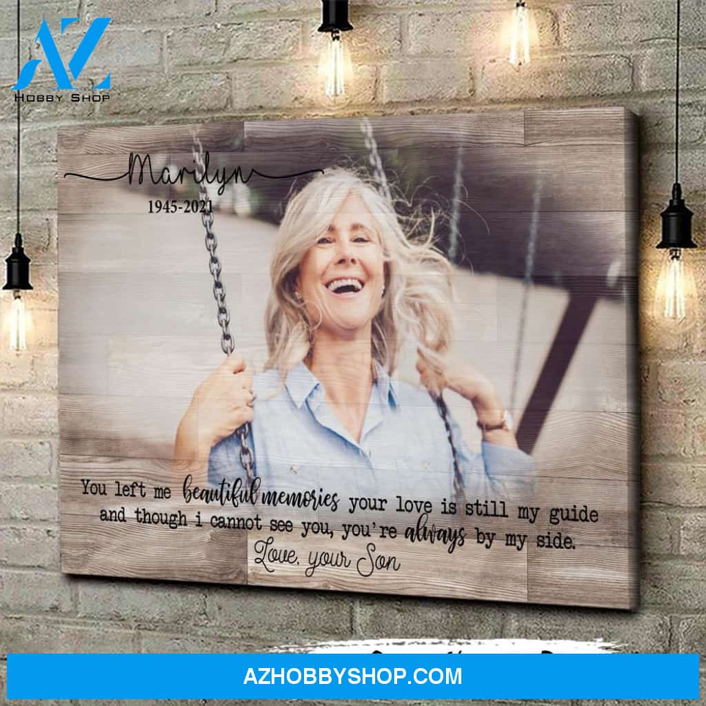 Personalized Sympathy Gift For Loss Of Loved Ones In Loving Memorial Canvas Canvas And Poster, Wall Decor Visual Art Gift Father's Day