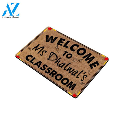 Personalized Teacher Welcome Doormat Home Decor – Doormat