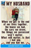 Personalized To Mu Husband Best Birthday Gifts For Husband Posters