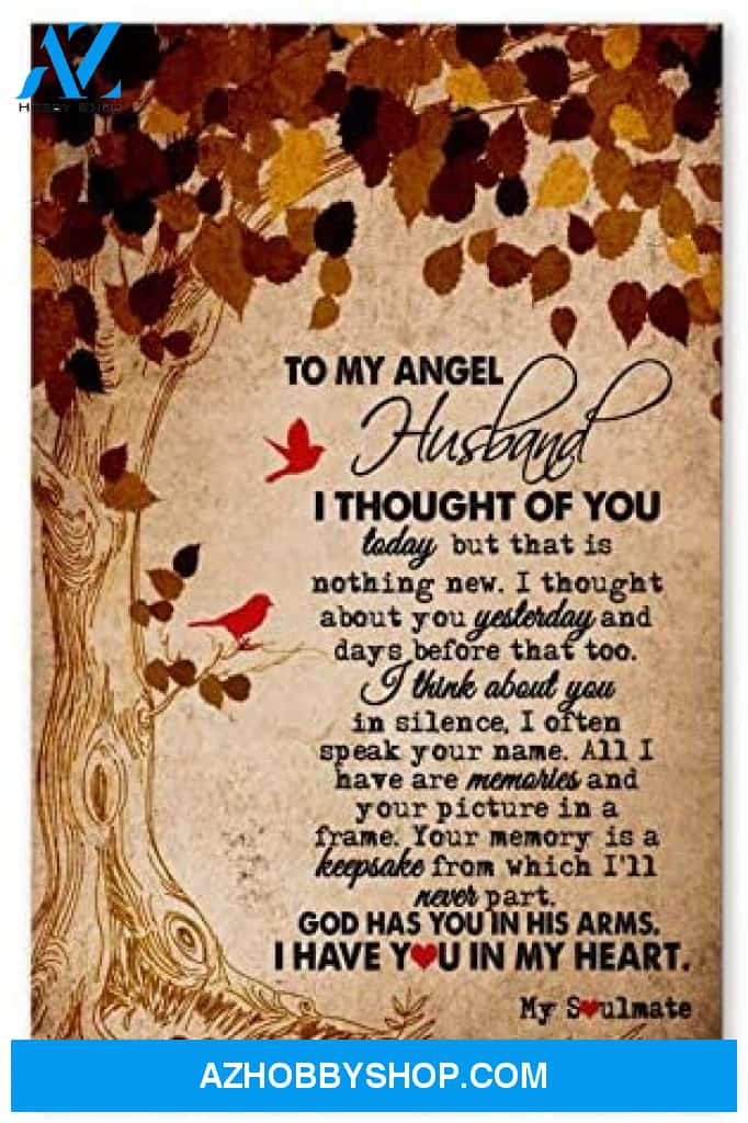 Personalized To My Angel Husband Perfect Husband Gifts Posters