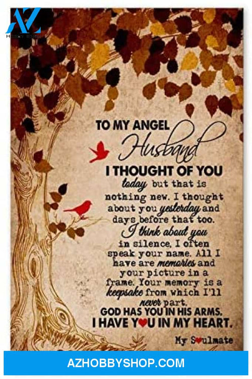 Personalized To My Angel Husband Perfect Husband Gifts Posters