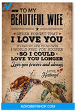 Personalized To My Beautiful Wife Birthday Gifts For Wife Posters