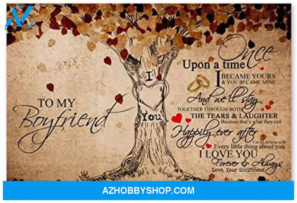 Personalized To My Boyfriend Birthday Gifts For Husband Posters