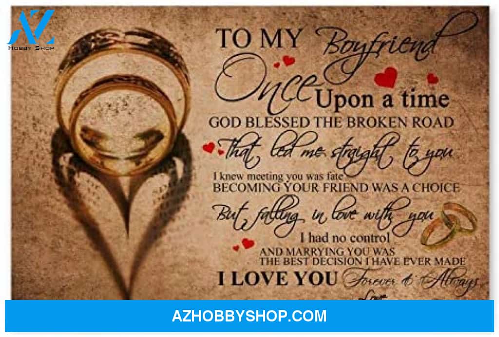 Personalized To My Boyfriend Great Gifts For Husband Posters