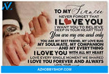 Personalized To My Fiancee Awesome Wife Birthday Gifts Posters