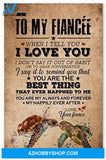 Personalized To My Fiancee Birthday Gifts For Wife Posters
