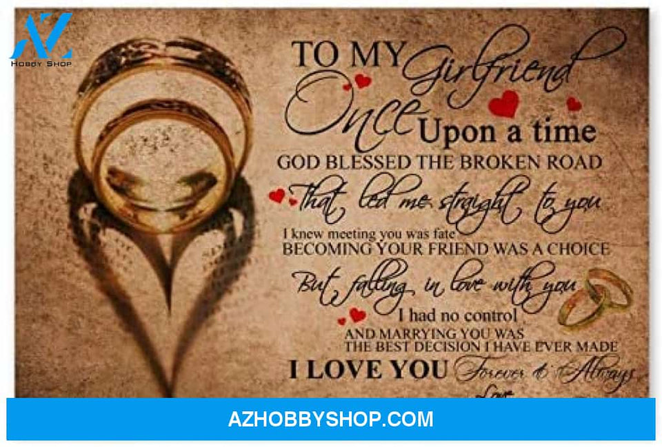 Personalized To My Girlfriend Birthday Gifts For Wife Posters