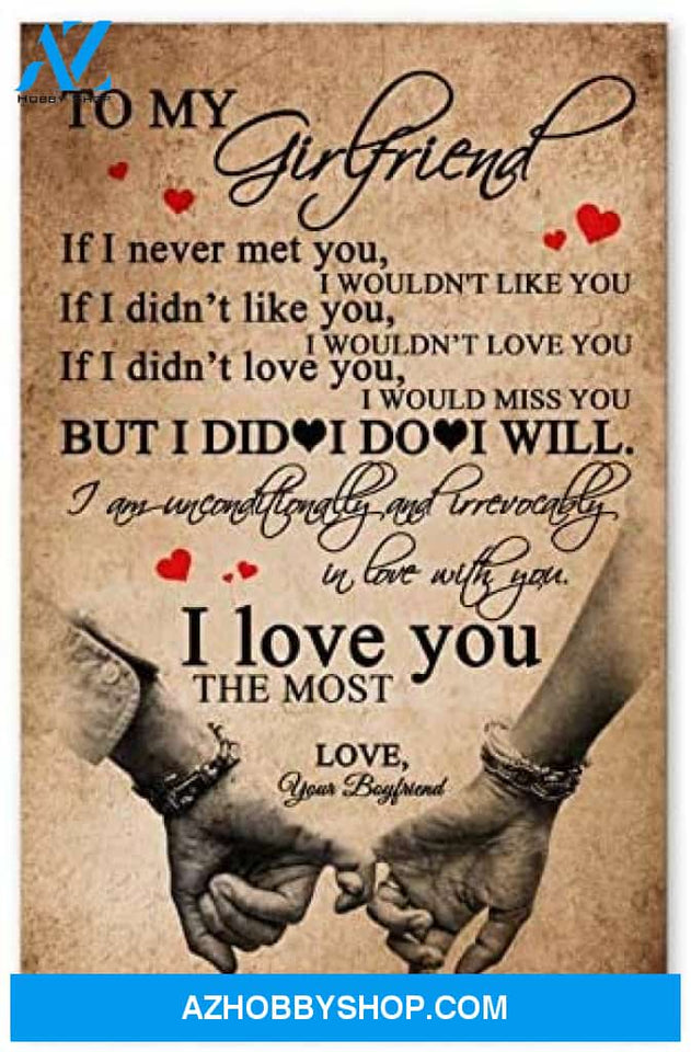 Personalized To My Girlfriend Birthday Gifts For Wife Posters