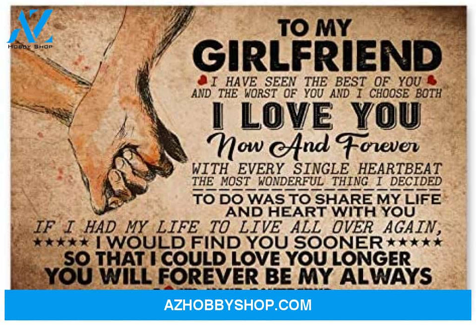 Personalized To My Girlfriend Gifts For Wife Birthday Posters