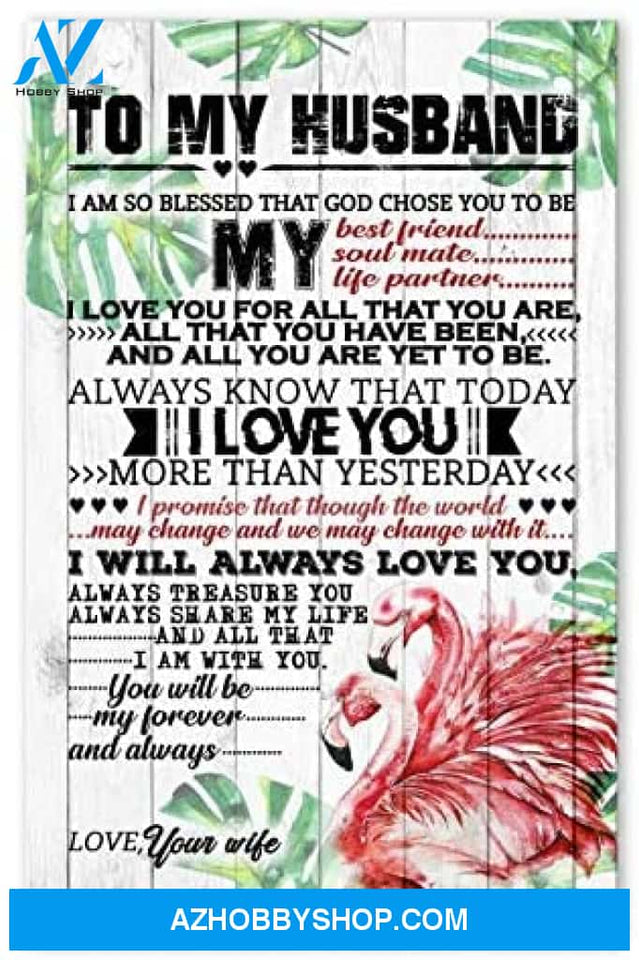 Personalized To My Husband Best Birthday Gifts For Husband Posters