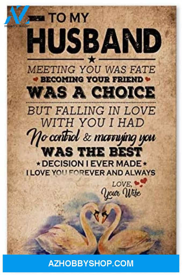 Personalized To My Husband Birthday Gifts For Husband Posters