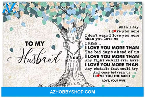 Personalized To My Husband Birthday Gifts For Husband Posters