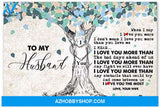 Personalized To My Husband Birthday Gifts For Husband Posters