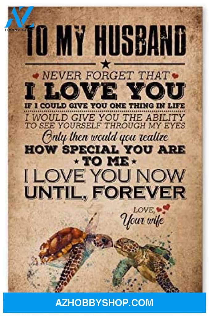 Personalized To My Husband For Husband From Wife Posters