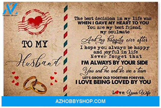 Personalized To My Husband For Husband Posters
