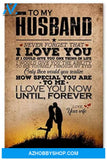 Personalized To My Husband Gifts For Husband Birthday Posters