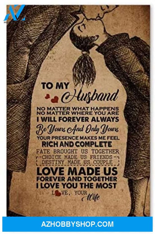 Personalized To My Husband Gifts For Husband On Wedding Day Posters