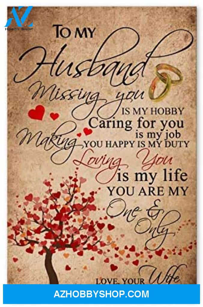 Personalized To My Husband Nice Gifts For Husband Anniversary Posters