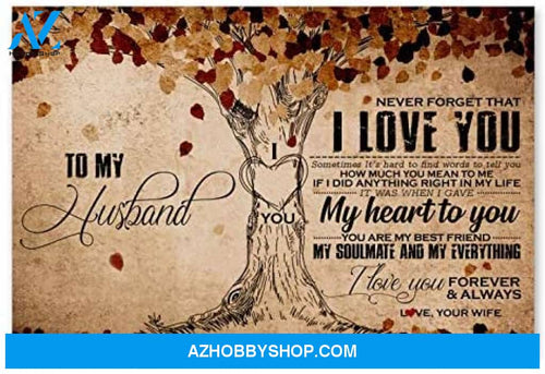 Personalized To My Husband Perfect Husband Gifts Posters