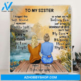 Personalized To My Sister Blanket - Gift For Sisters - You'll Feel My Love