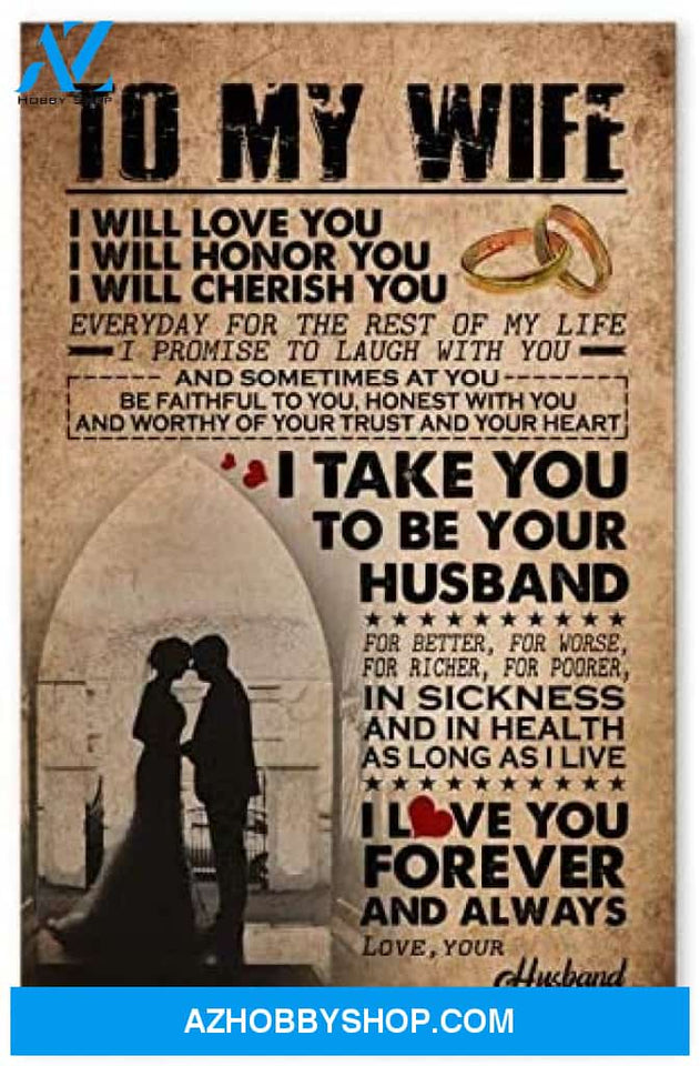 Personalized To My Wife Birthday Gifts For Wife Posters
