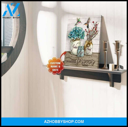 Personalized We Decided On Forever Name And Date Wall Art Canvas