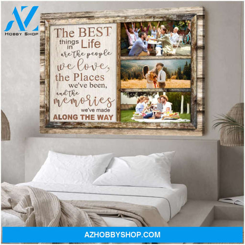 Personalized Wedding Gifts Anniversary Gifts Farmhouse Wall Decor The Best Things Canvas Print