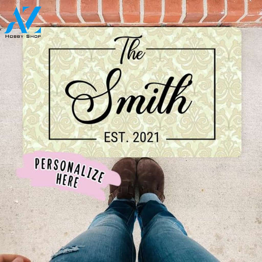 Personalized Welcome Doormat, Custom Doormat, Welcome Mat, Housewarming Gift, Front Door Mat, Welcome Doormat