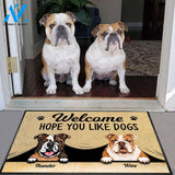 Gosszy - Personalized Welcome Hope You Like Big Ass Dog Doormat With Anti-slip Rubber, 501 Dog Breeds, Funny Doormat, Non-Woven Fabric Doormat