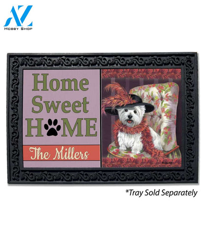 Personalized West Highland Terrier Mae West Doormat - 18" x 30"