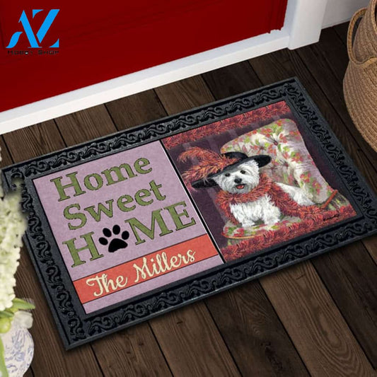 Personalized West Highland Terrier Mae West Doormat - 18" x 30"