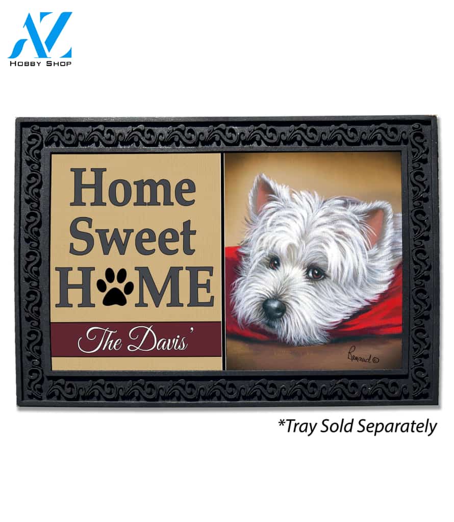 Personalized West Highland Terrier My Precious Toto Doormat - 18" x 30"