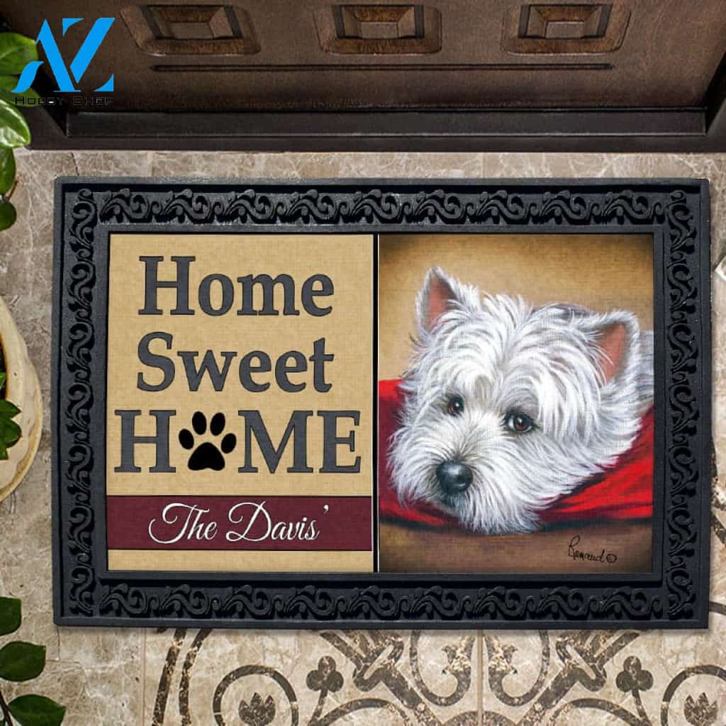 Personalized West Highland Terrier My Precious Toto Doormat - 18" x 30"
