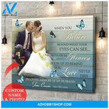 Personalized When You Believe Family Photo Wall Art Canvas