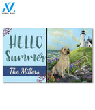 Personalized Yellow Labrador Doormat - 18" x 30"