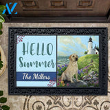 Personalized Yellow Labrador Doormat - 18" x 30"