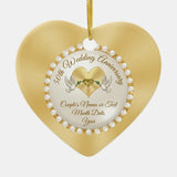 Personalized 50Th Anniversary Christmas Ornament