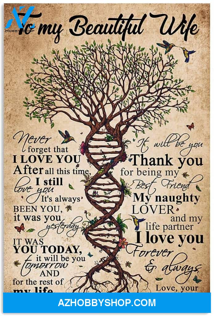 Personalizedto My Beautiful Wife Vertical Best Gifts For Wife 