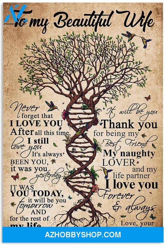 Personalizedto My Beautiful Wife Vertical Best Gifts For Wife 