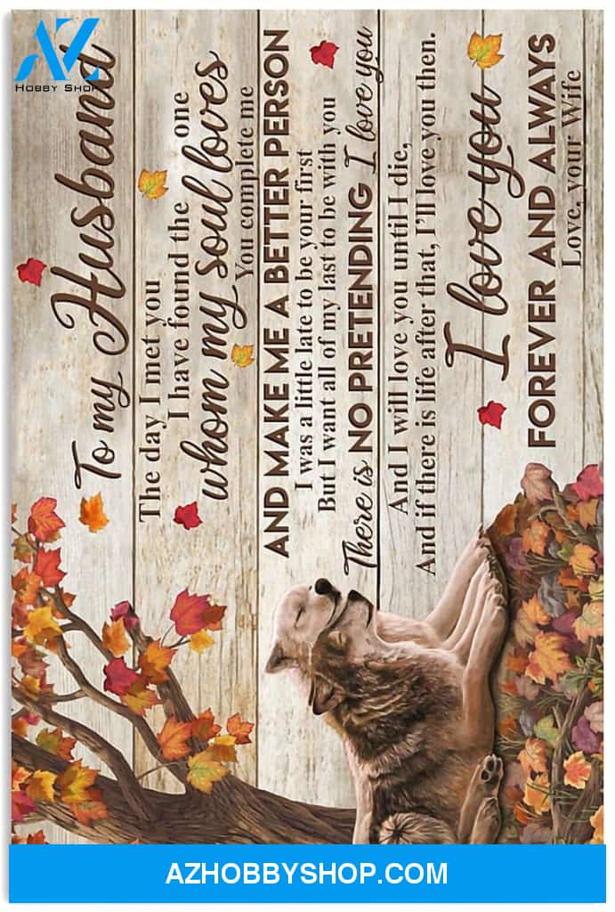 Personalizedto My Husband Vertical Poster Romantic Gifts For Husband 