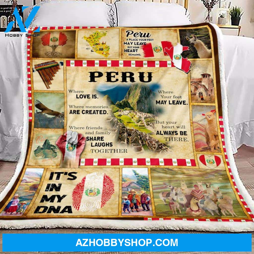 Peru Fleece Blanket