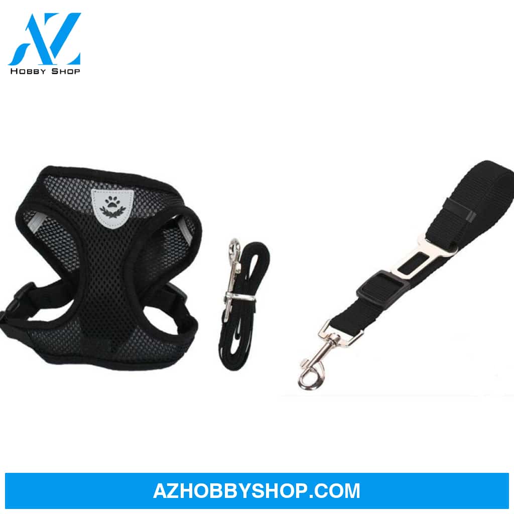 Pet Car Seat Belt Leash Black2 / Xl