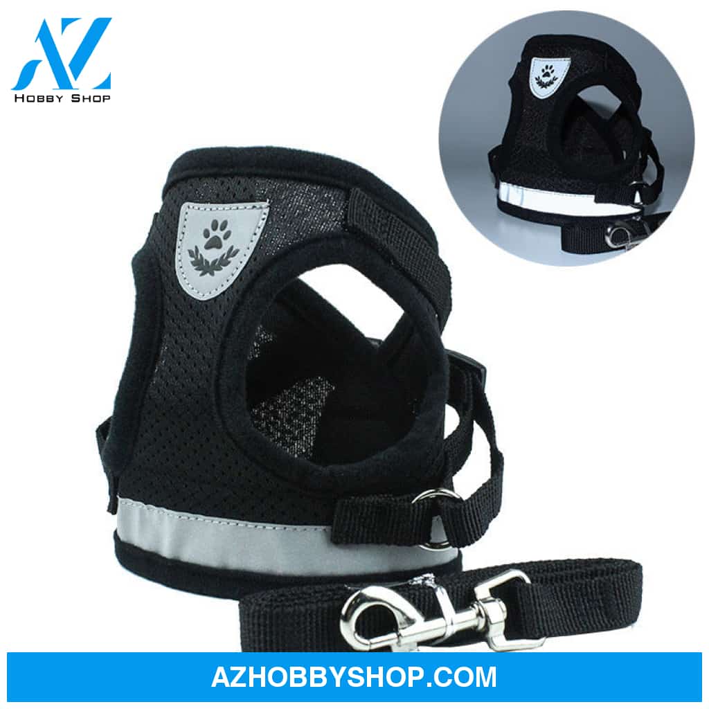 Pet Car Seat Belt Leash Blacka / M
